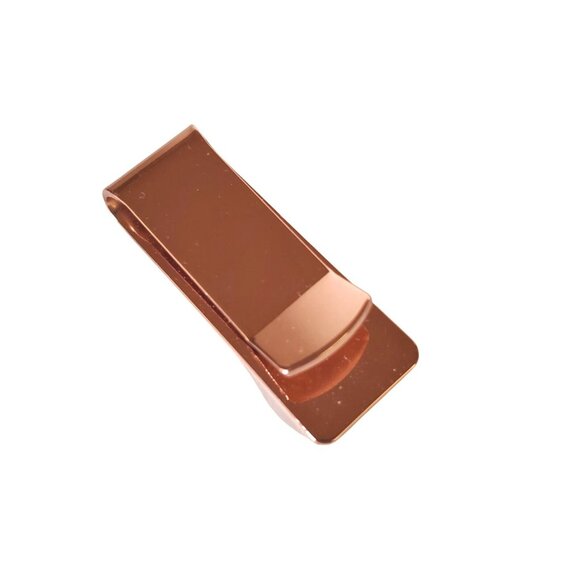 Money Clip Copper Classic Secure Organization Paper Bills Cards Boxed Gift NEW - Picture 5 of 6